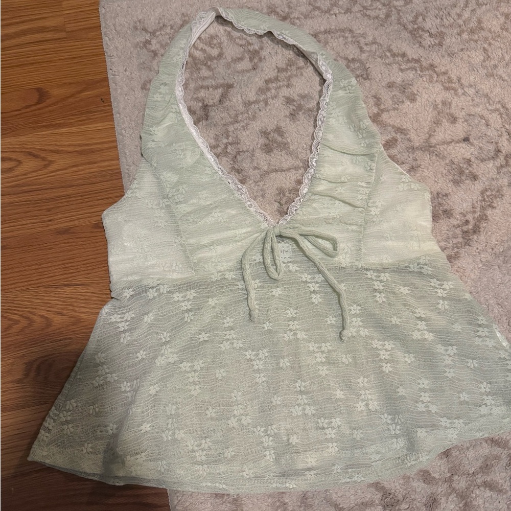 Lace Halter Top
